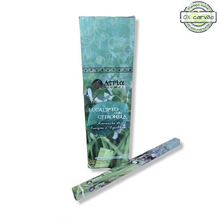 Incenso Atria Eucalipto Com Citronela 08 Varetas
