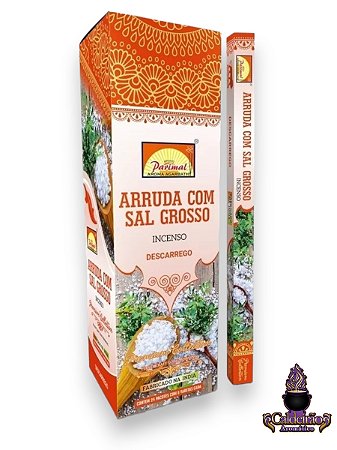 Incenso Parimal Arruda Com Sal Grosso 08 Varetas
