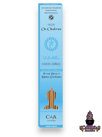 Incenso Vareta Cia de Aroma - Chakras - Laringeo