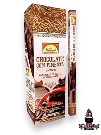 Incenso Parimal Chocolate Com Pimenta 08 Varetas
