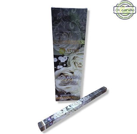 Incenso Atria Rosa Branca 08 Varetas