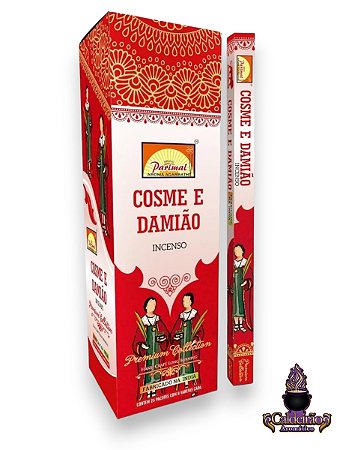 Incenso Parimal Cosme E Damiao 08 Varetas