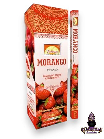 Incenso Parimal Morango 08 Varetas