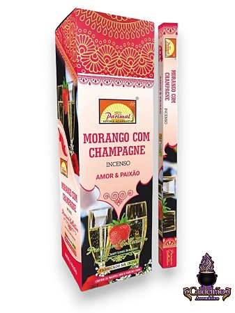 Incenso Parimal Morango Com Champagne 08 Varetas