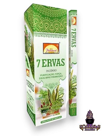 Incenso Parimal Sete Ervas 08 Varetas