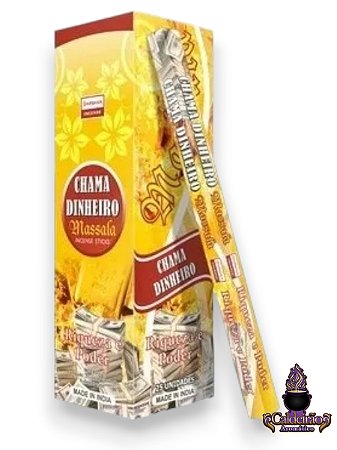 Incenso Darshan Massala Chama Dinheiro Com 7 Varetas