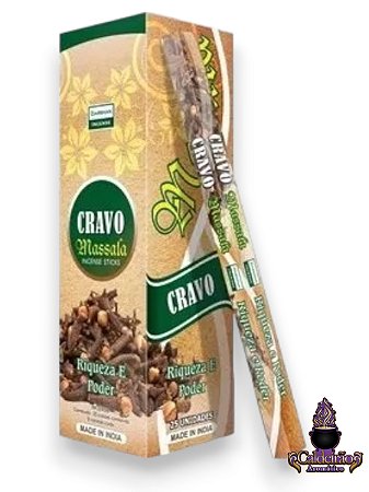 Incenso Darshan Massala Cravo Com 7 Varetas