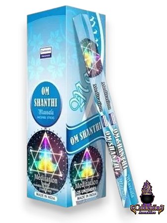 Incenso Darshan Massala Om Shanthi Com 7 Varetas
