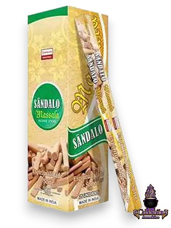 Incenso Darshan Massala Sandalo Com 7 Varetas