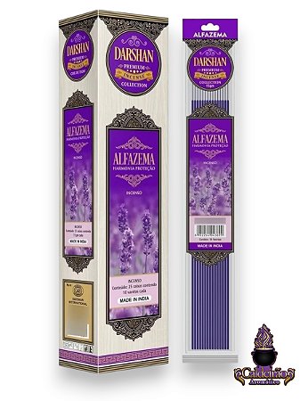 Incenso Darshan Premium Plastic Massala Alfazema 10 Varetas