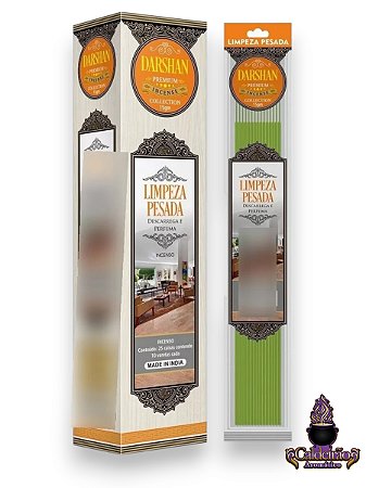 Incenso Darshan Premium Plastic Massala Limpeza Pesada10 Varetas