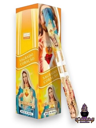 Incenso Darshan Sagrado Coracao De Maria 08 Varetas