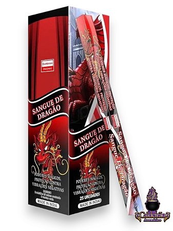 Incenso Darshan Sangue De Dragao 08 Varetas