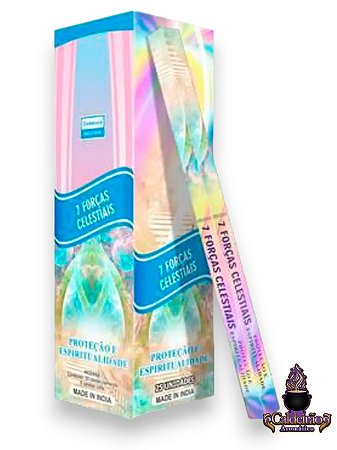 Incenso Darshan Sete Forcas Celestiais 08 Varetas
