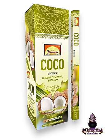 Incenso Parimal Coco 08 Varetas