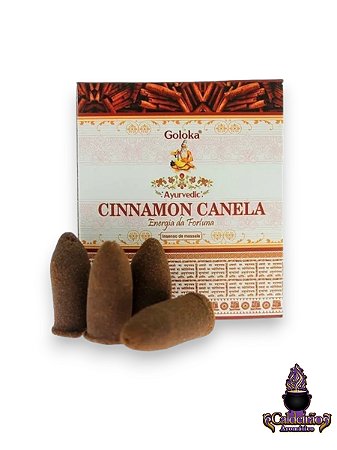 Incenso Cascata Goloka Massala Ayurvedic Cinnamon Canela