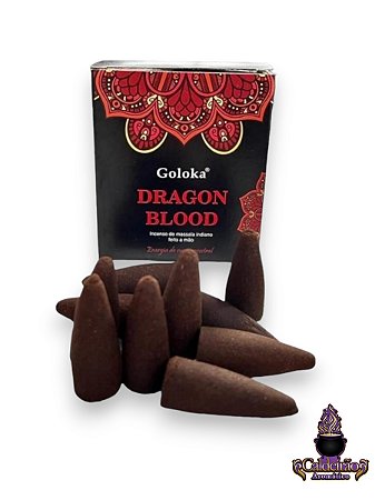 Incenso Cascata Goloka Massala Ayurvedic Dragon Blood