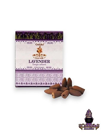 Incenso Cascata Goloka Massala Ayurvedic Lavander