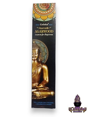 Incenso Goloka Massala Ayurvedic Buda Agarwood