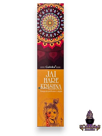 Incenso Goloka Massala Ayurvedic Jai Hare Krishna