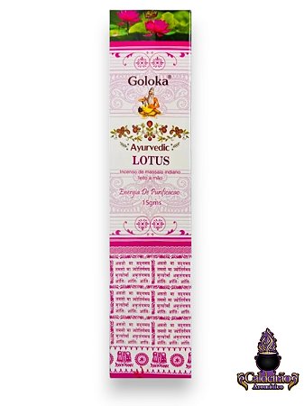 Incenso Goloka Massala Ayurvedic Lotus