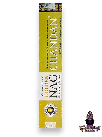 Incenso Massala Golden Nag Viajyshree Chandan