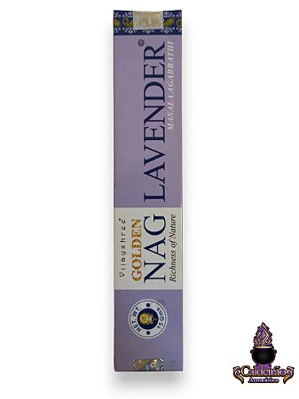Incenso Massala Golden Nag Viajyshree Lavander