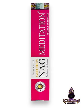 Incenso Massala Golden Nag Viajyshree Meditation