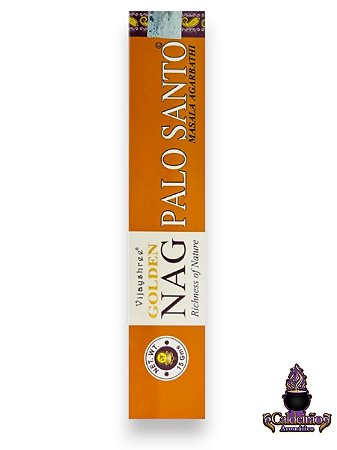 Incenso Massala Golden Nag Viajyshree Palo Santo