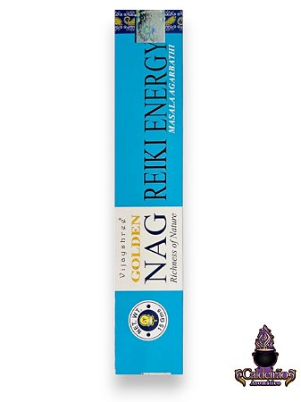 Incenso Massala Golden Nag Viajyshree Reiki Energy