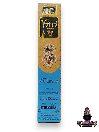 Incenso Massala Yatra Naturals Nag Champa Com 12 Varetas