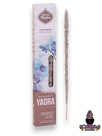 Incenso Natural Sagrada Madre Yagra, Orquideas e Laurel