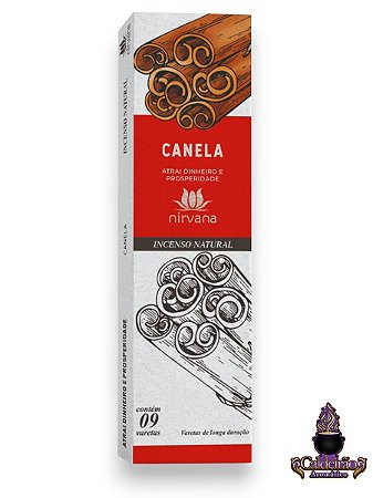 Incenso Nirvana Natural Canela 09 Varetas