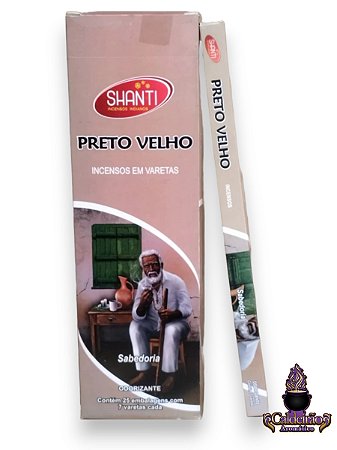 Incenso Shanti Preto Velho 7Un
