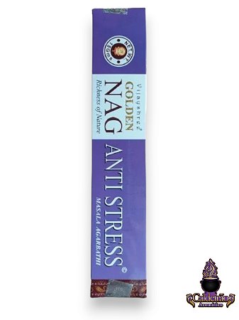 Incenso Massala Golden Nag Viajyshree Anti Stress