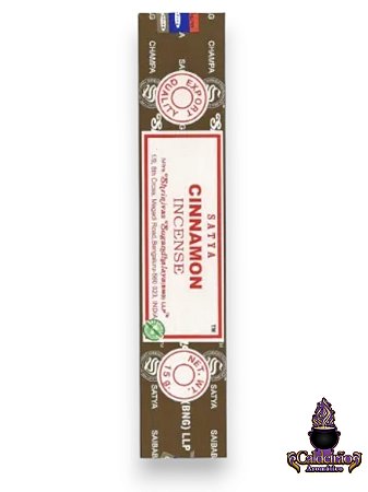 Incenso Satya Massala Cinnamon Caixa Com 12Un