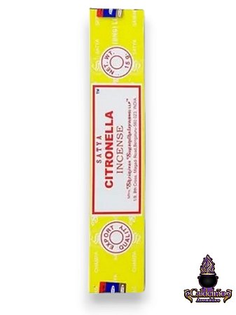 Incenso Satya Massala Citronela Caixa Com 12Un