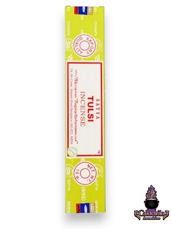 Incenso Satya Massala Tulsi Caixa Com 12Un