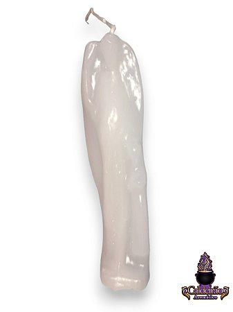 Vela Magia Anjo Da Guarda Branca