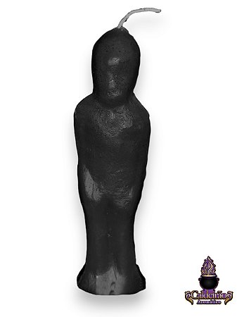 Vela Magia Boneco Preta