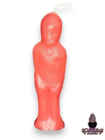 Vela Magia Boneco Vermelha