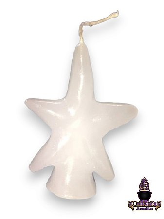 Vela Magia Estrela Branca