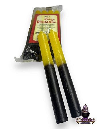 Vela Palito N,3 20G Bicolor 8Un/Pct - Am/Pt