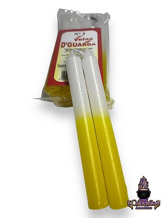 Vela Palito N,3 20G Bicolor 8Un/Pct - Br/Am