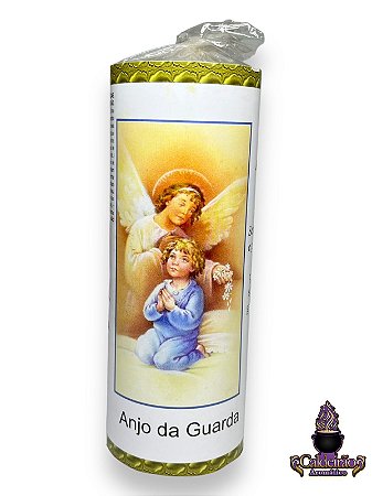 Vela Votiva Imagem 240G - Anjo Da Guarda