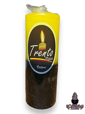 Vela Votiva 57Mm 335G Bicolor - Am/Pt