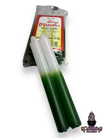 Vela Palito N,3 20G Bicolor 8Un/Pct - Br/Vd