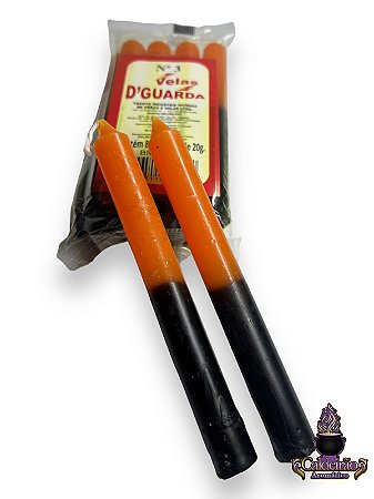 Vela Palito N,3 20G Bicolor 8Un/Pct - Lj/Pt
