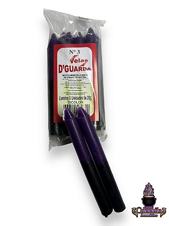 Vela Palito N,3 20G Bicolor 8Un/Pct - Rx/Pt