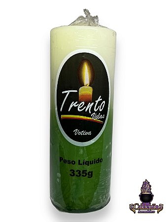 Vela Votiva 57Mm 335G Bicolor - Br/Vd